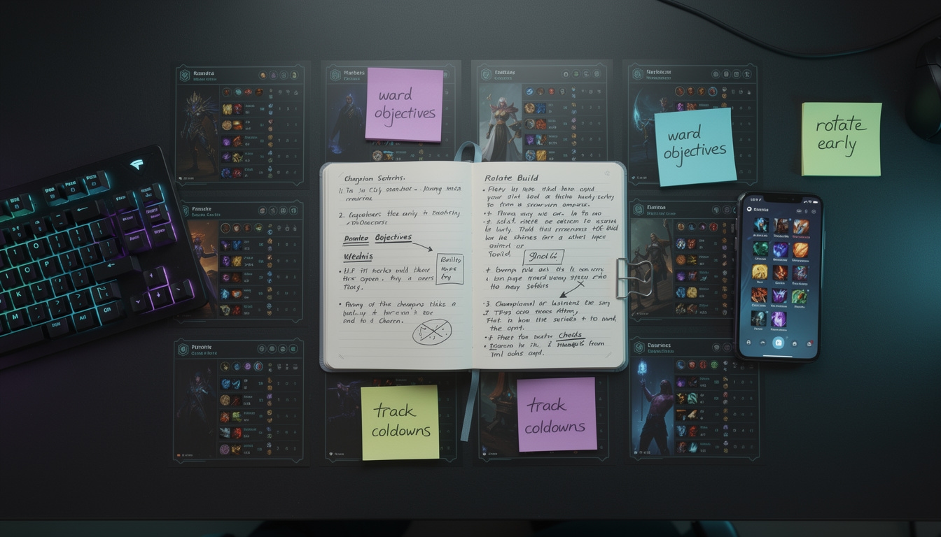 Guía visual de selección de personajes en MOBA